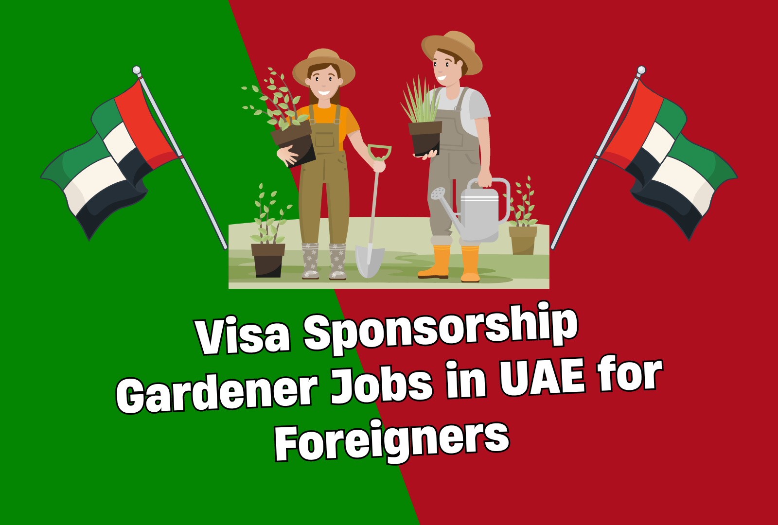 Visa Sponsorship Gardener Jobs in UAE for Foreigners